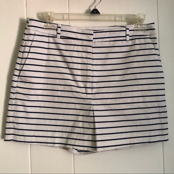 Zara Pants - Zara Basic Black White Striped Shorts Size Medium